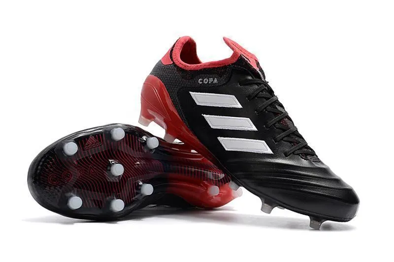 Adidas Copa 18.1 FG Soccer Cleats Black Red