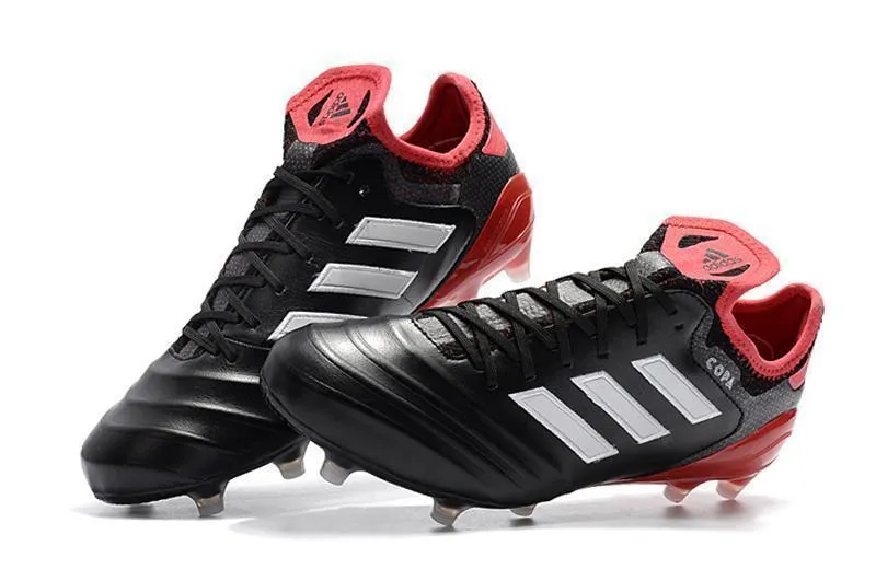 Adidas Copa 18.1 FG Soccer Cleats Black Red