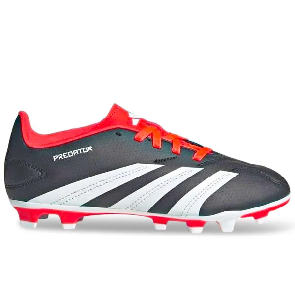 adidas Jr. Predator Club FxG Soccer Cleats (Core Black/White/Orange)