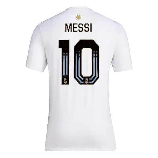 Adidas Men's Argentina Messi Graphic Tee