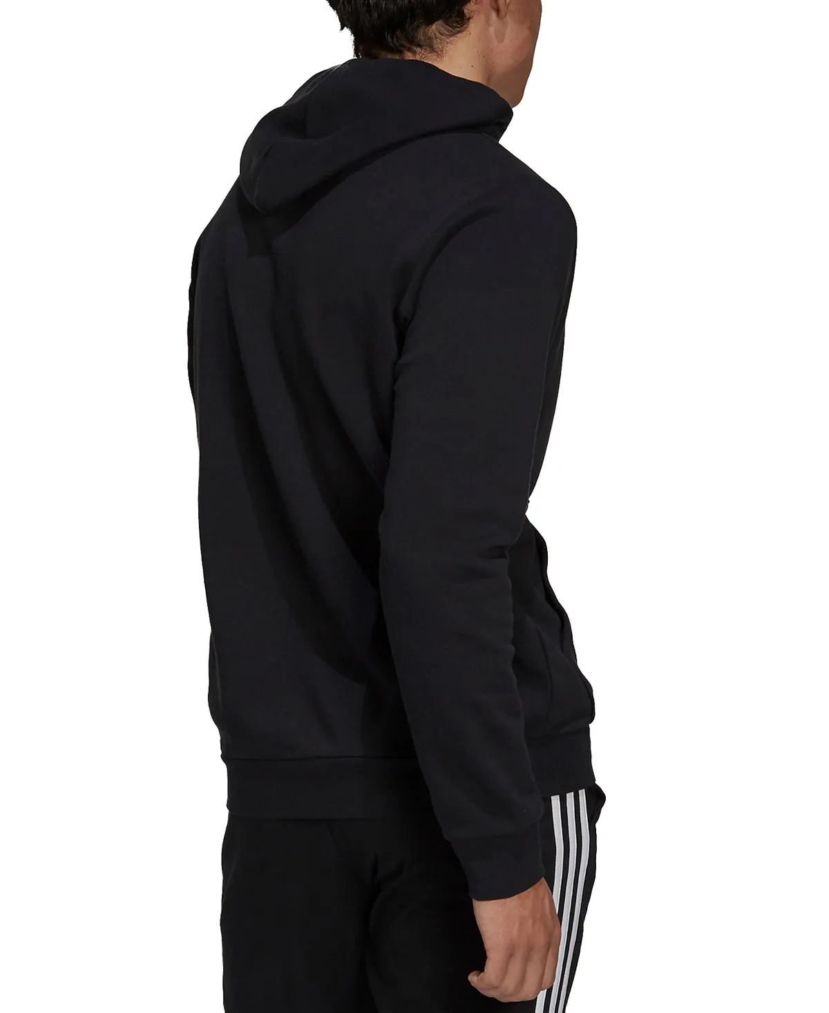 adidas men's fleece hoodie feel cozy essentials, black