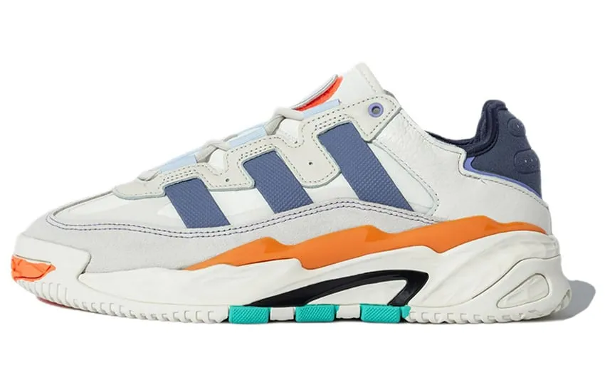 Adidas Originals Niteball Lifestyle Sneakers, White/Cream/Orange