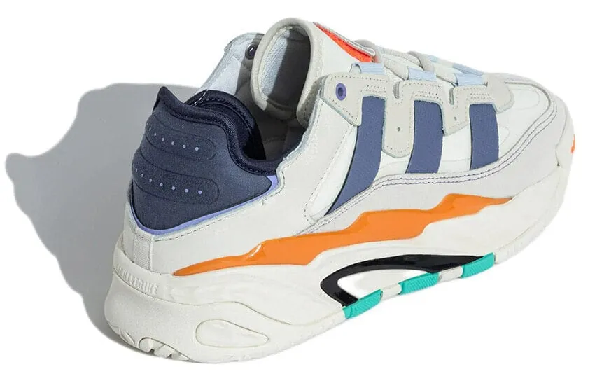 Adidas Originals Niteball Lifestyle Sneakers, White/Cream/Orange