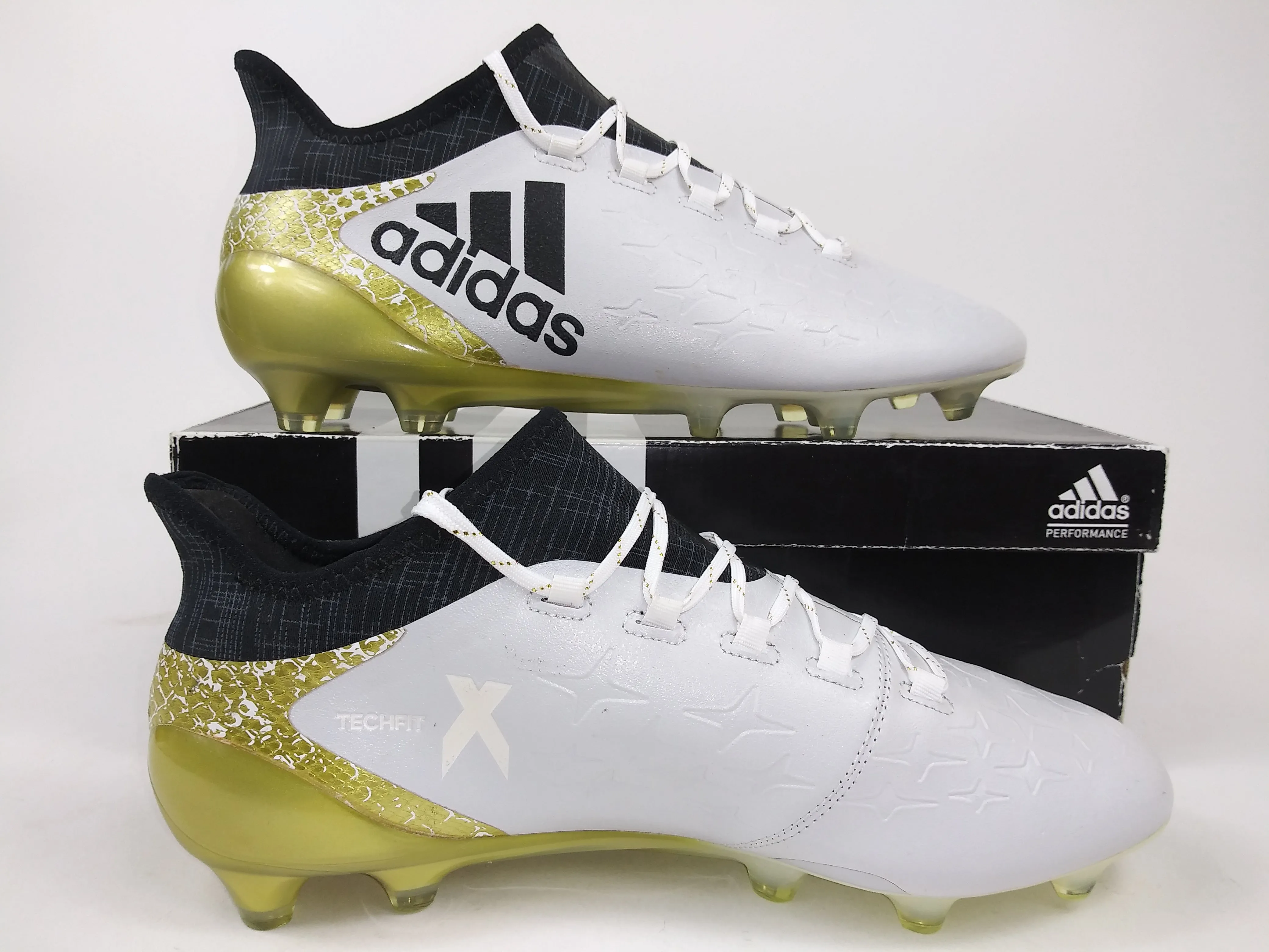 Adidas X 16.1 FG White Gold