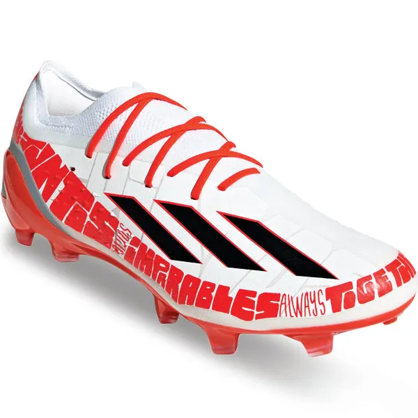 adidas X Speedportal Messi.1 Firm Ground Soccer Cleats (White/Red)