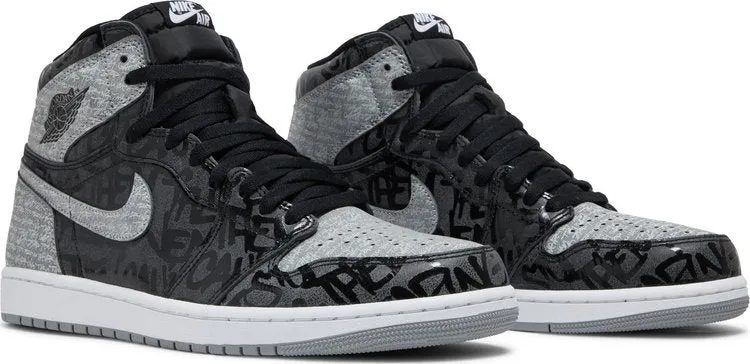 Air Jordan 1 High OG Rebellionaire sneakers, black