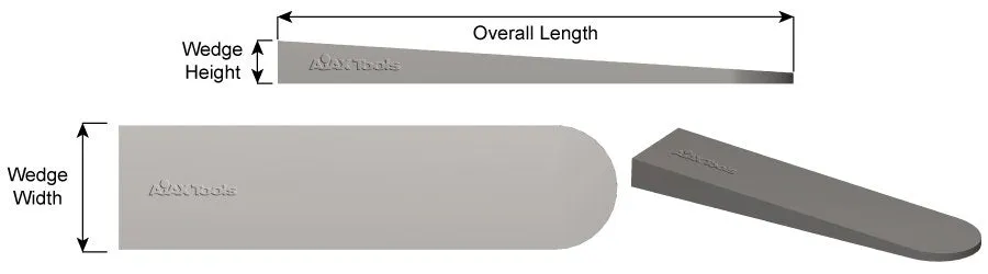 Ajax Tools 1-3/4" Steel Stock Wedge