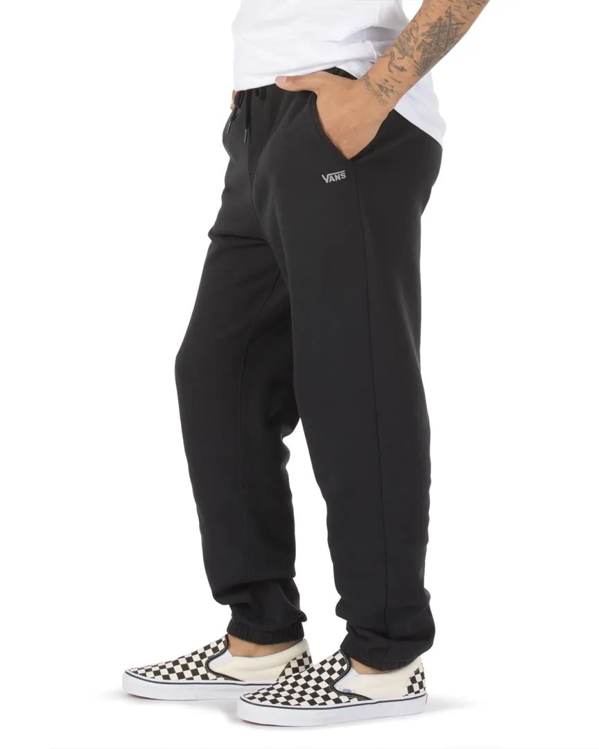 Basic Fleece Sweatpants - Black