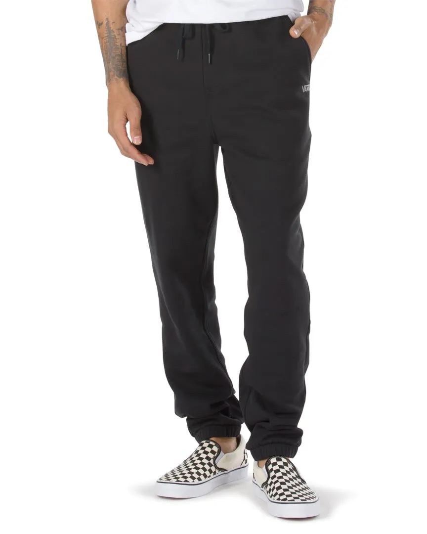 Basic Fleece Sweatpants - Black