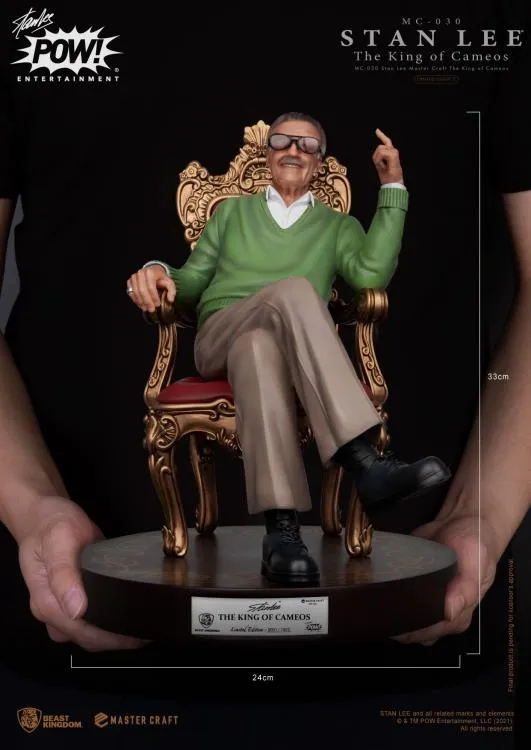 Beast Kingdom Stan Lee King of Cameos MC-030 Master Craft Limited Edition Statue