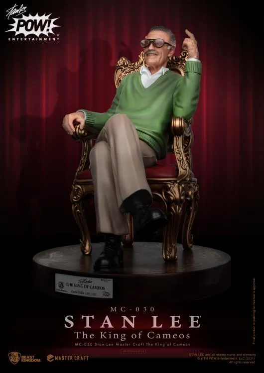 Beast Kingdom Stan Lee King of Cameos MC-030 Master Craft Limited Edition Statue