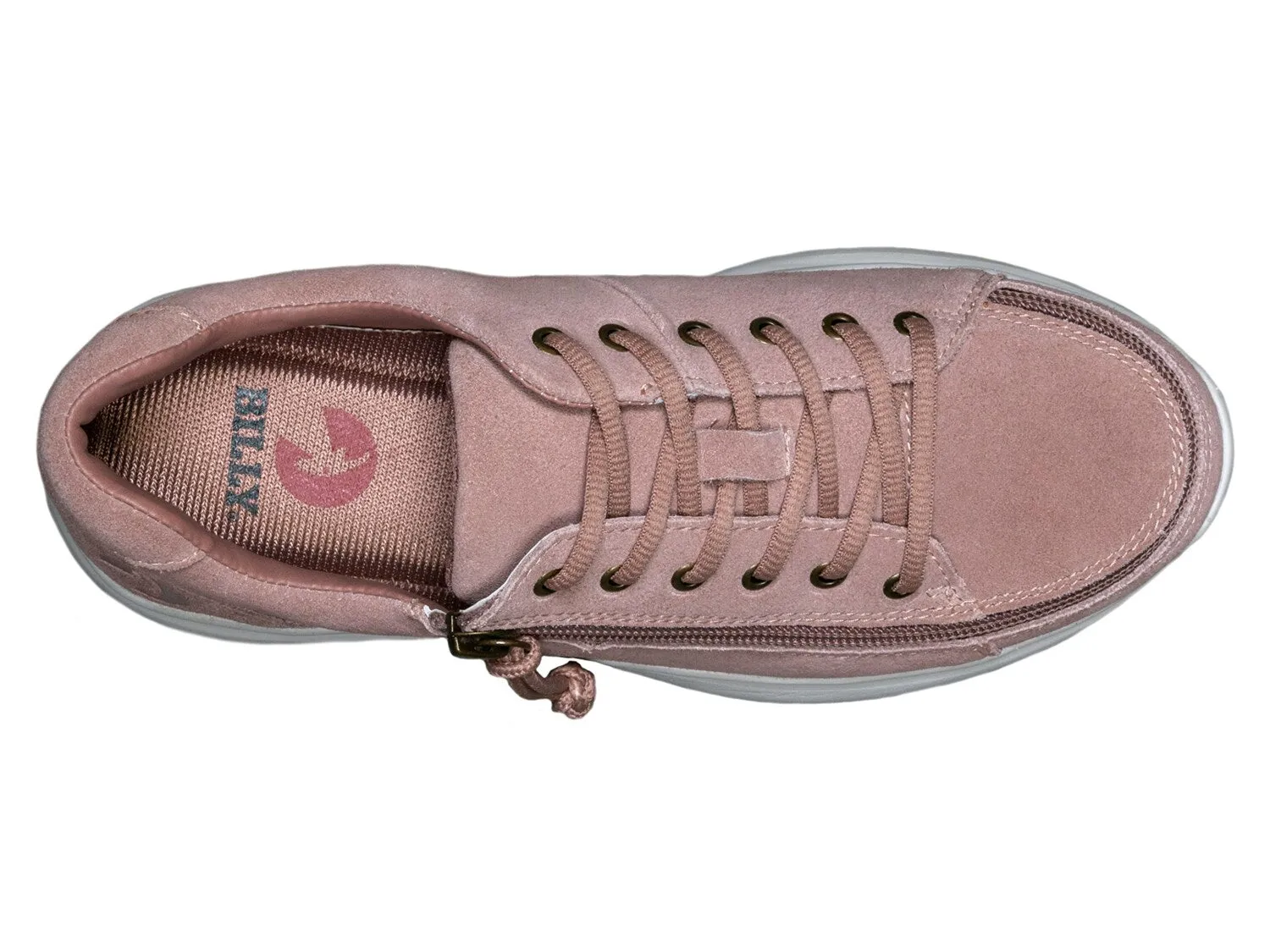 Billy Comfort women's suede sneakers, light pink