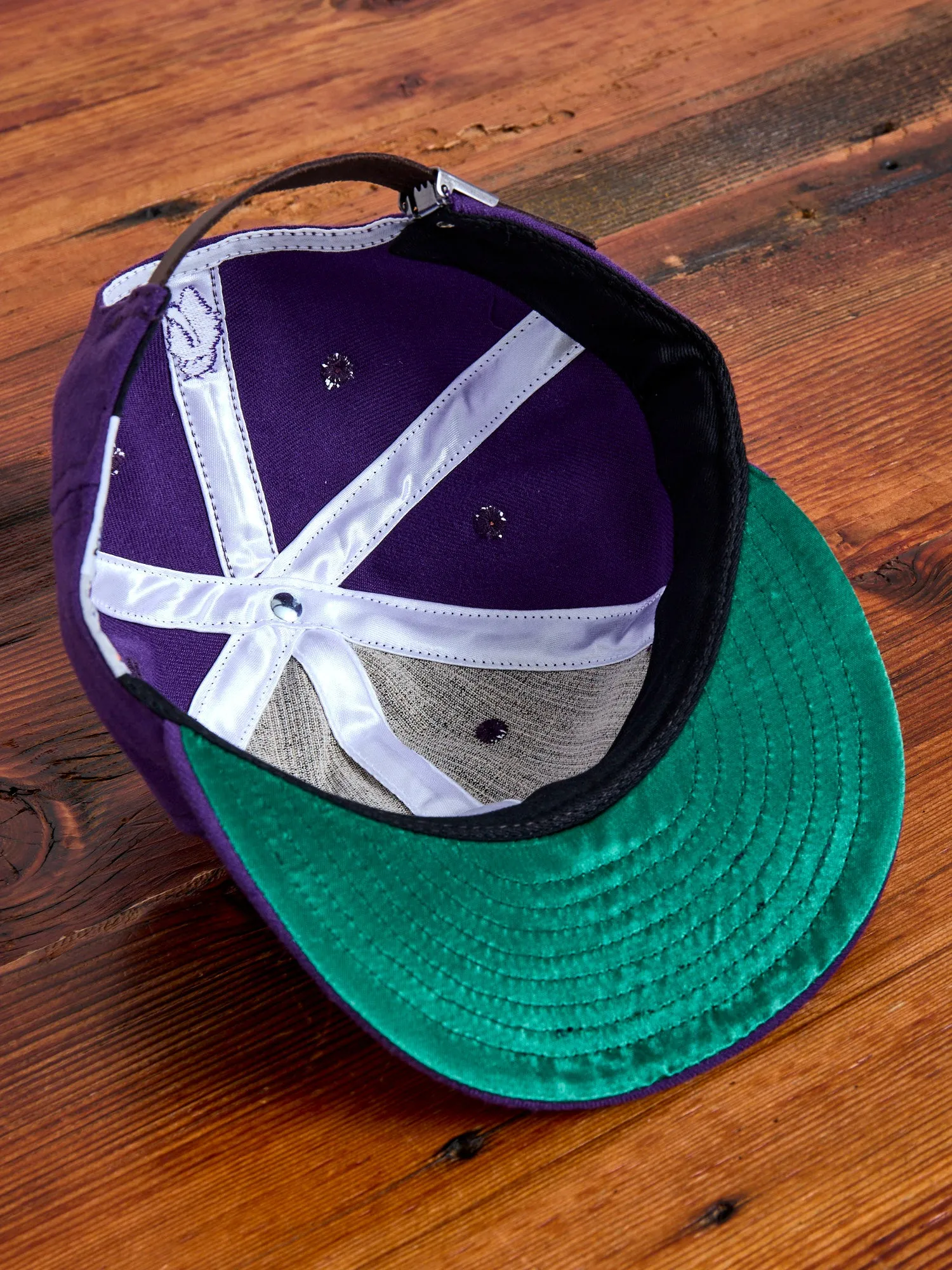 Blue Owl Baseball Cap in Purple