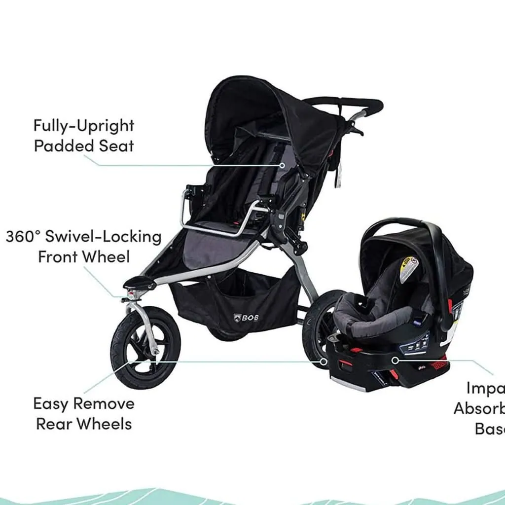 BOB Gear Rambler Jogging Stroller   Travel System with B-Safe 35 Infant Car Seat