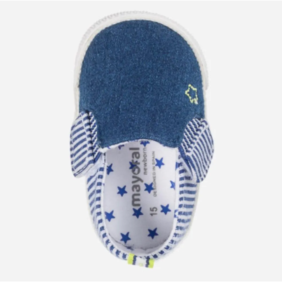 Boy Denim Crib Shoes