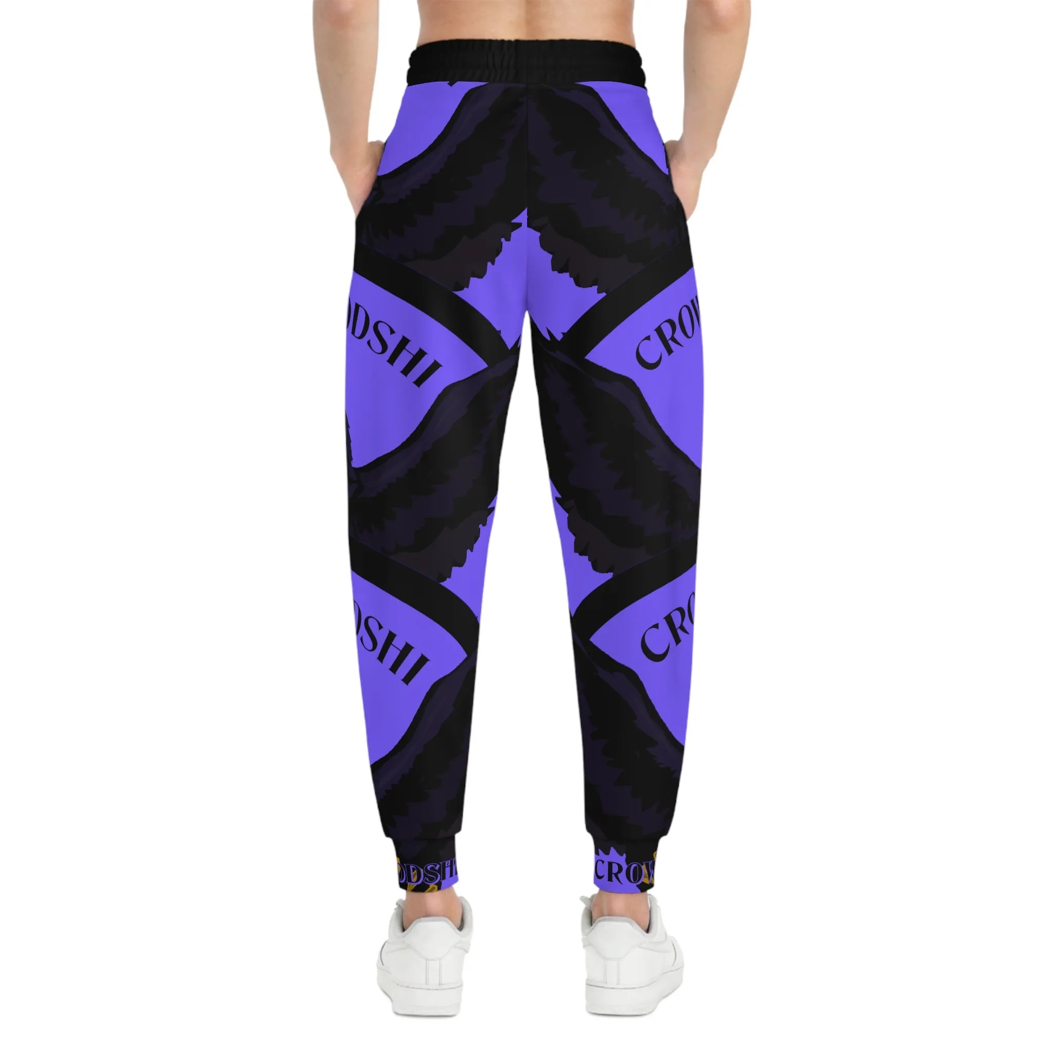 Crowgodshi 3rd GEN Athletic Joggers, PURPLE LOGO