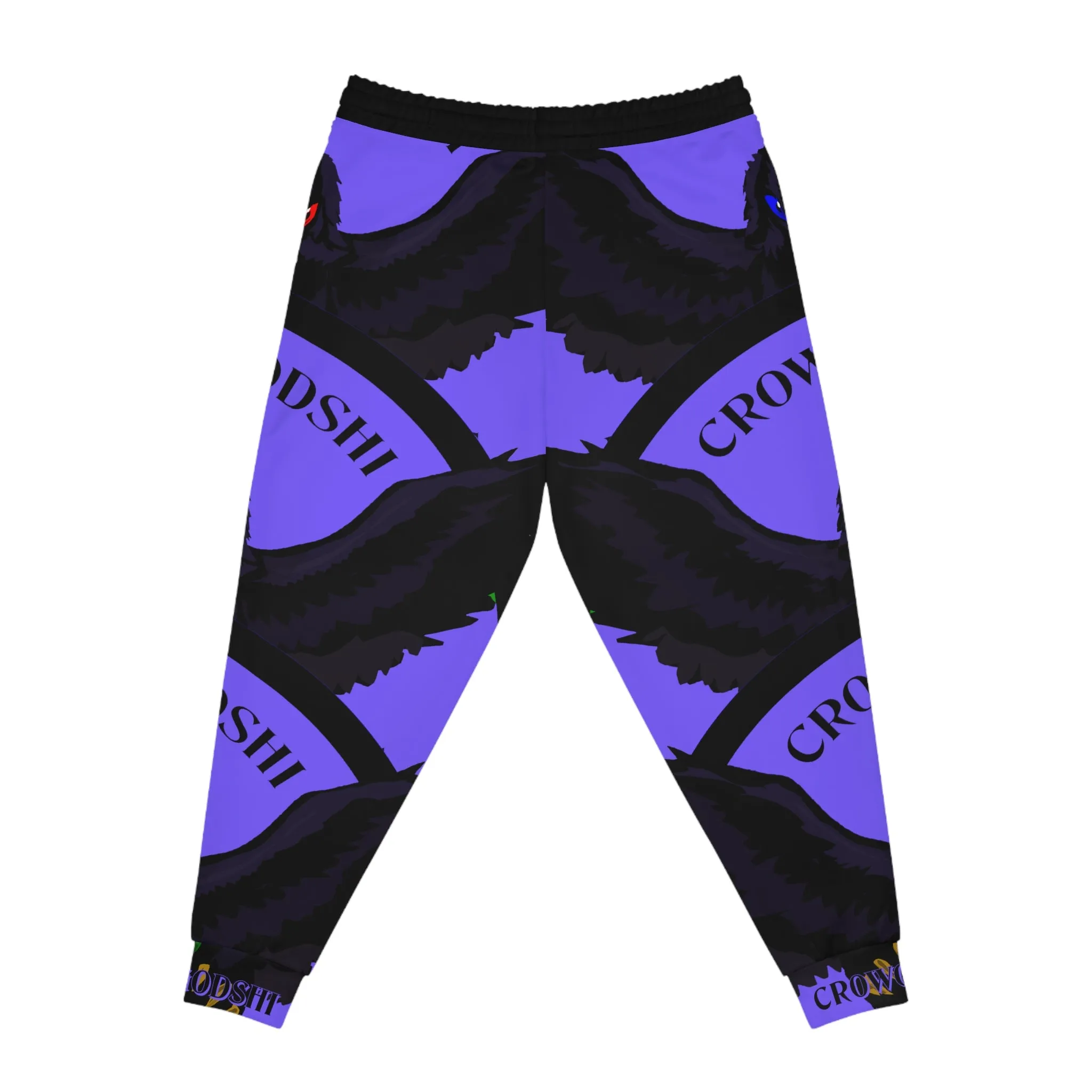 Crowgodshi 3rd GEN Athletic Joggers, PURPLE LOGO