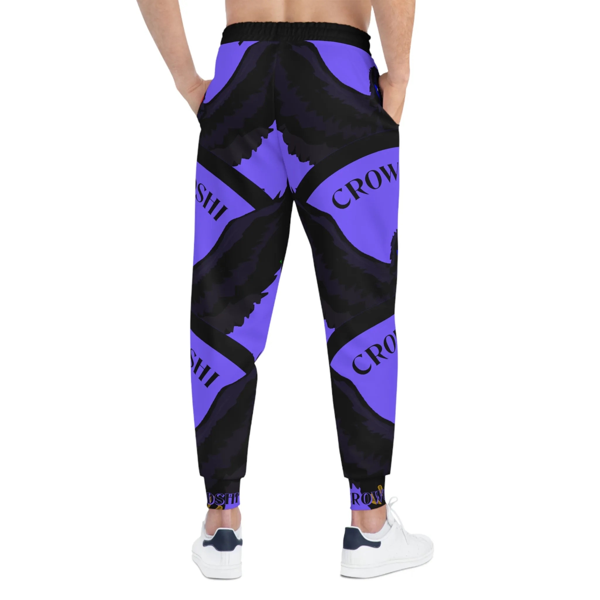 Crowgodshi 3rd GEN Athletic Joggers, PURPLE LOGO