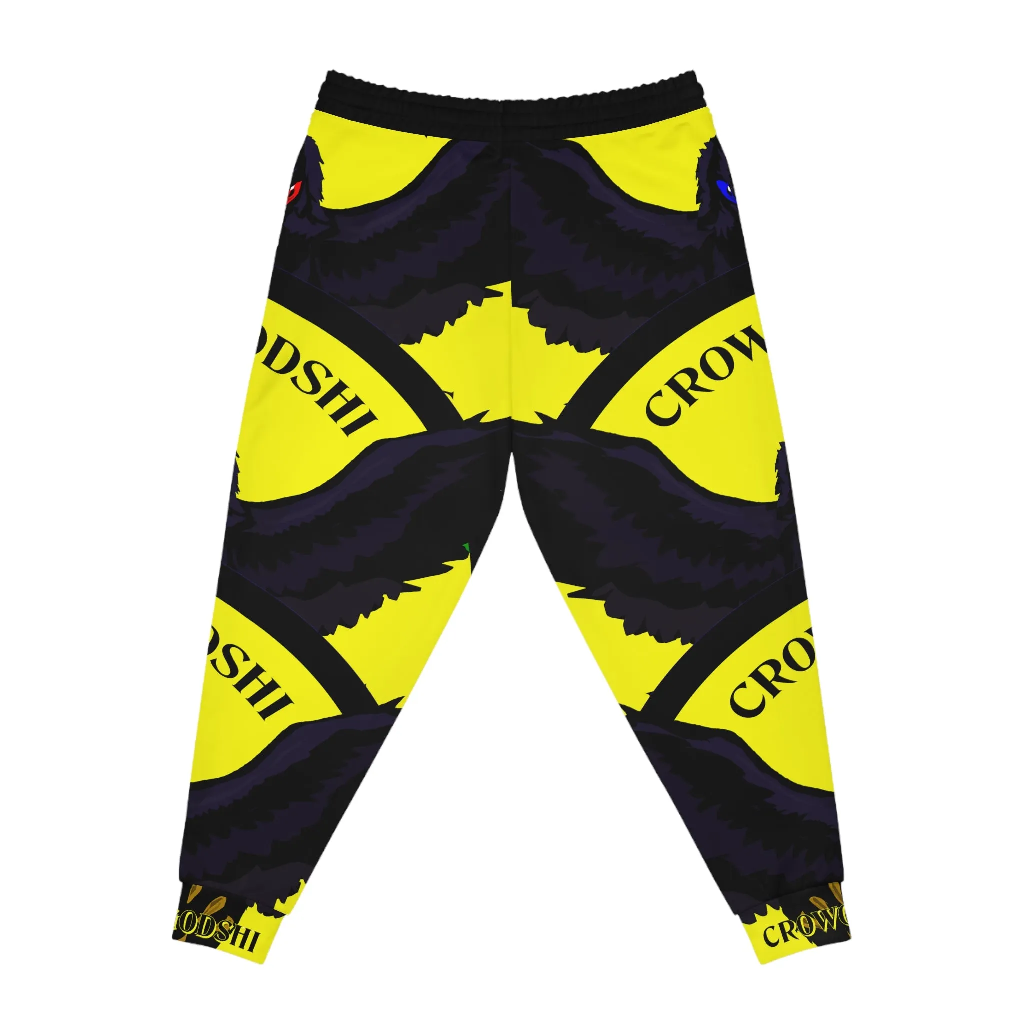 Crowgodshi 3rd GEN Athletic Joggers, YELLOW LOGO