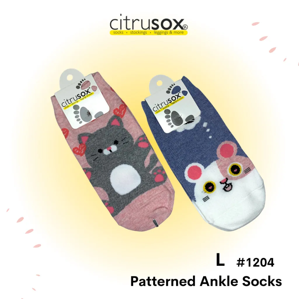 Cute Cartoon Ankle Socks [2 Pairs]