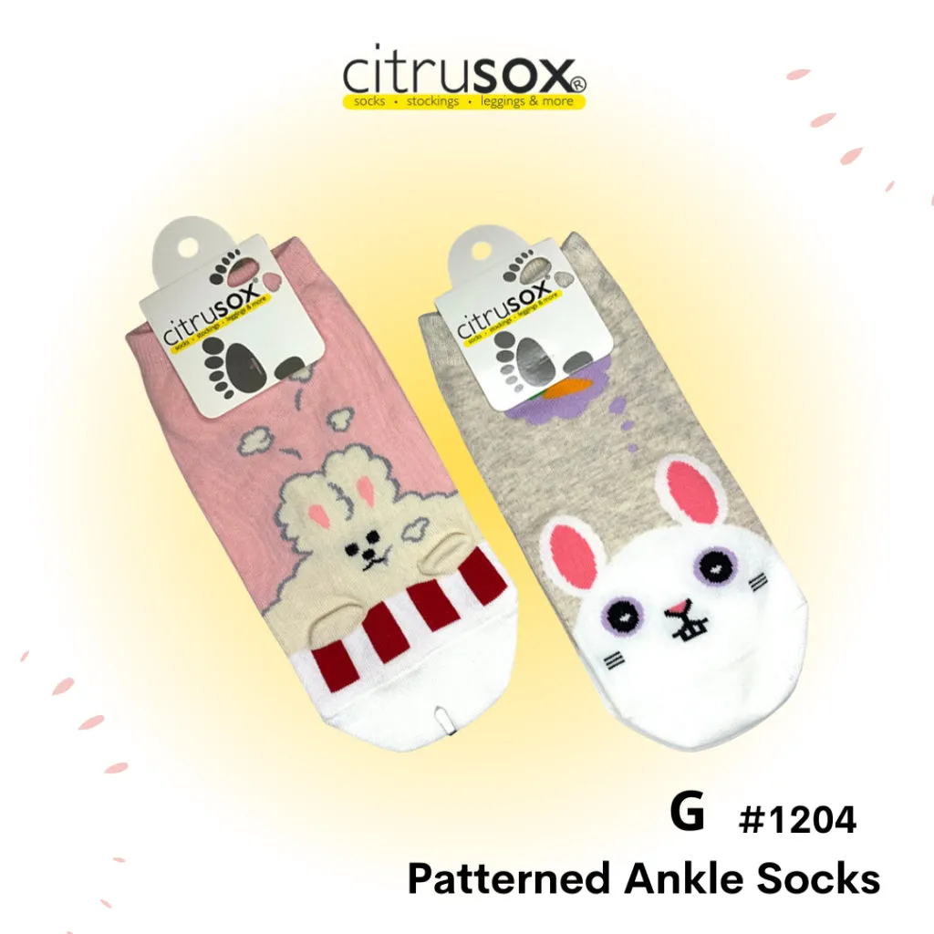 Cute Cartoon Ankle Socks [2 Pairs]