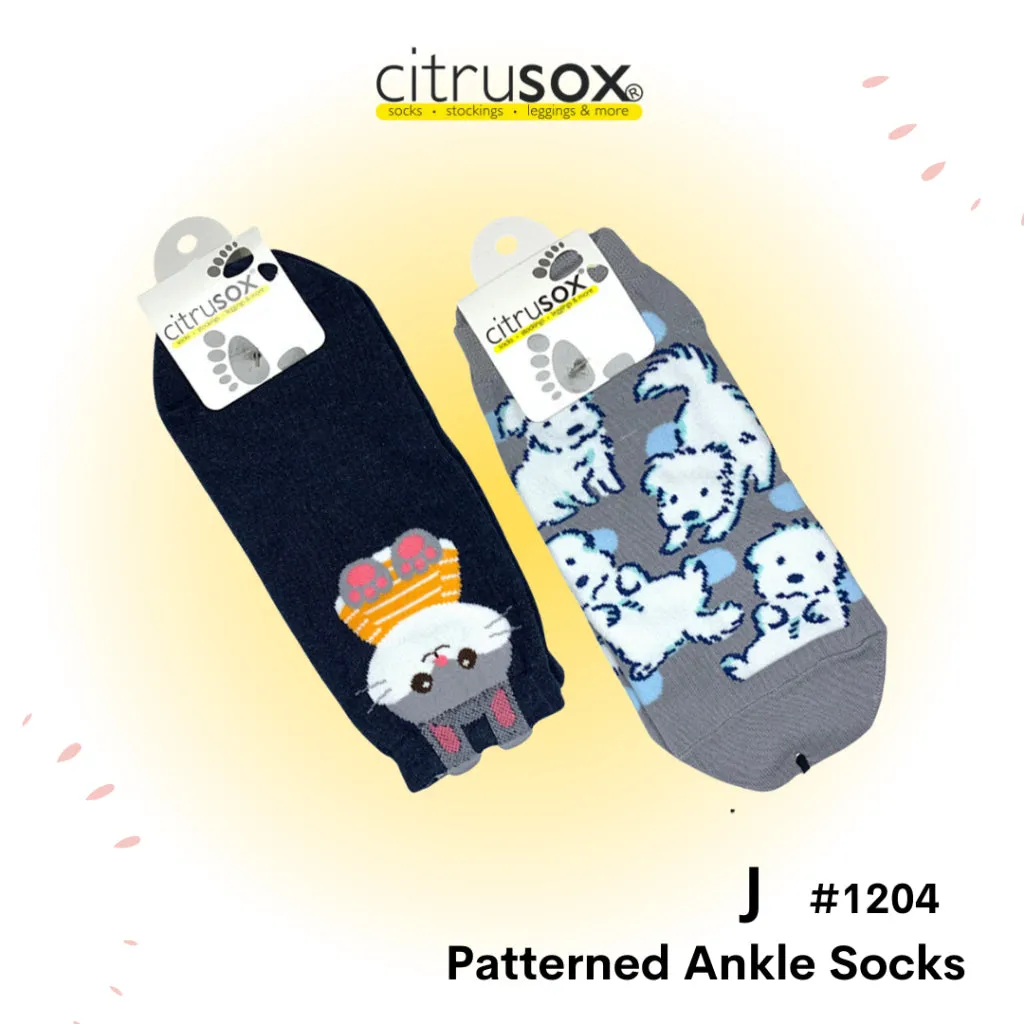 Cute Cartoon Ankle Socks [2 Pairs]