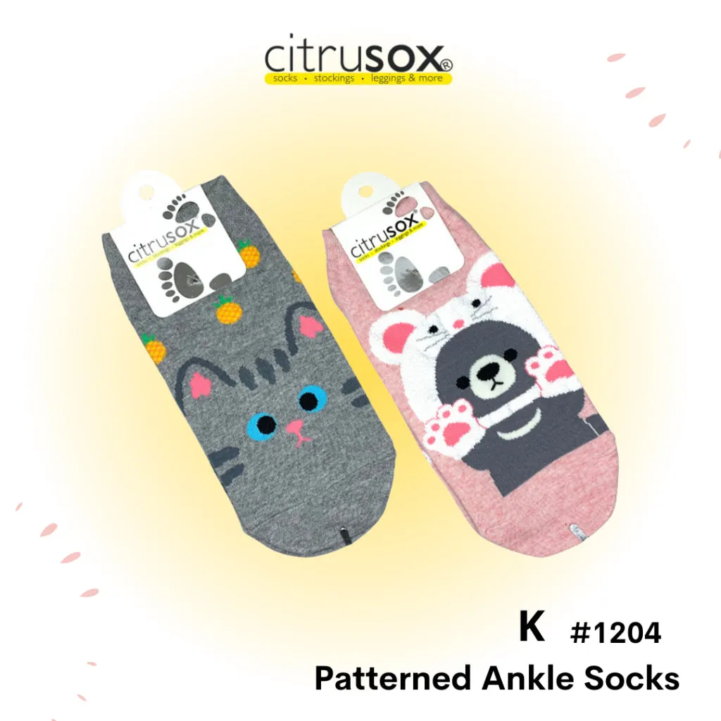 Cute Cartoon Ankle Socks [2 Pairs]