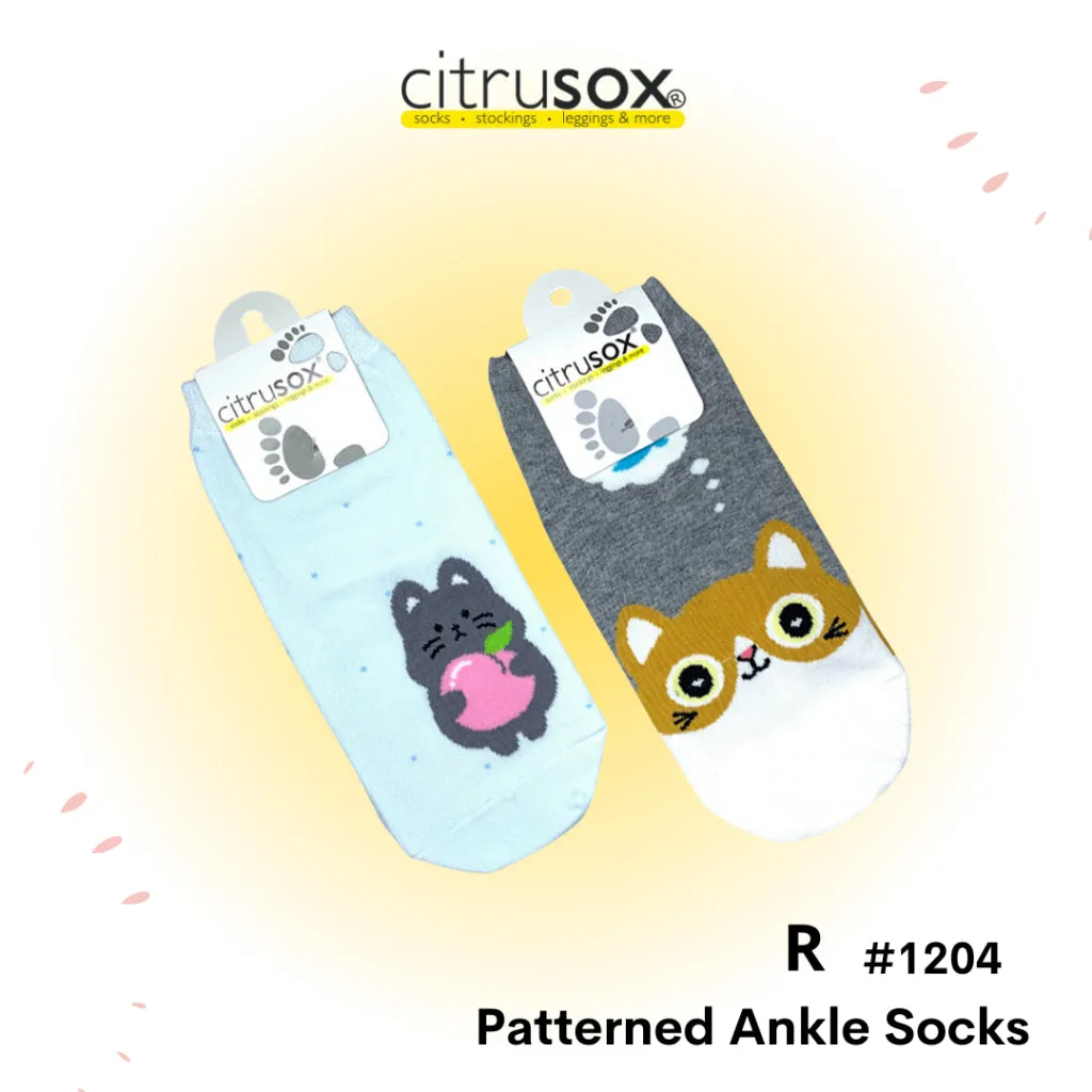 Cute Cartoon Ankle Socks [2 Pairs]