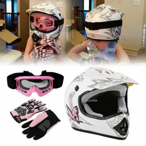 DOT Youth Kids Helmet Dirt Bike ATV MX full face helmets