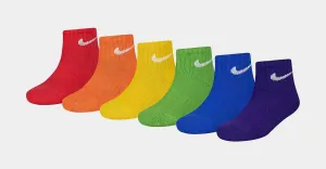 Dri-Fit Cushioned Ankle Grade School Socks (Multi)