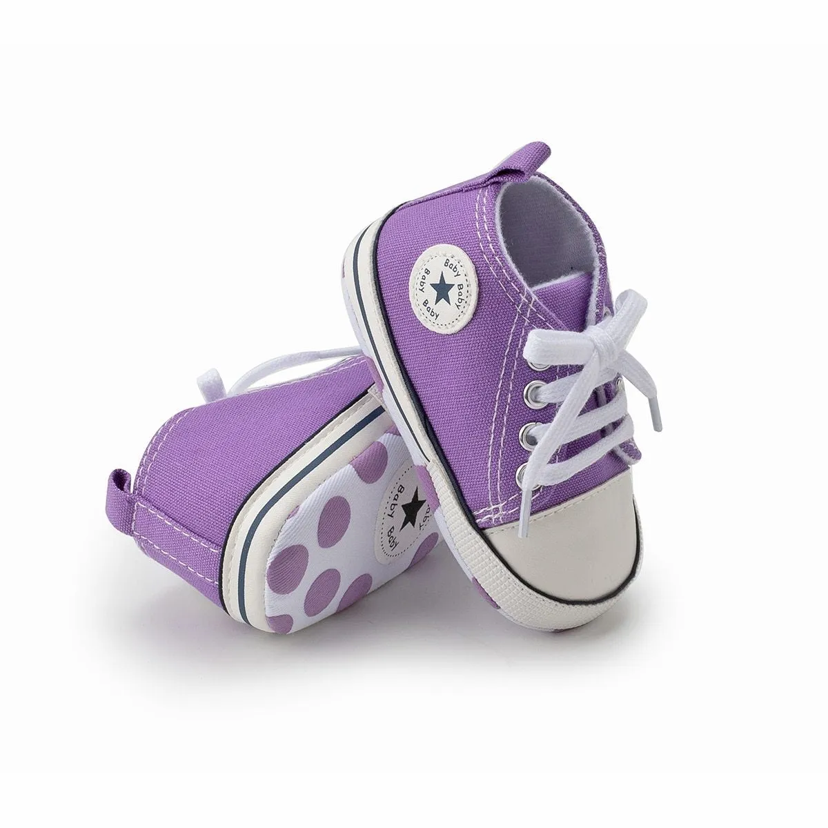 Free  Shipping Unisex Baby Canvas Soft Anti-Slip Sole Casual Shoes