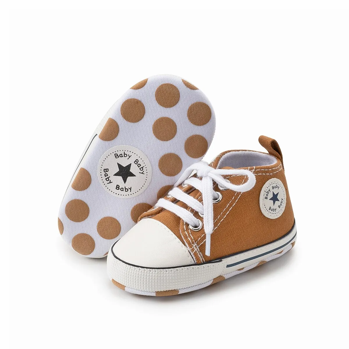 Free  Shipping Unisex Baby Canvas Soft Anti-Slip Sole Casual Shoes