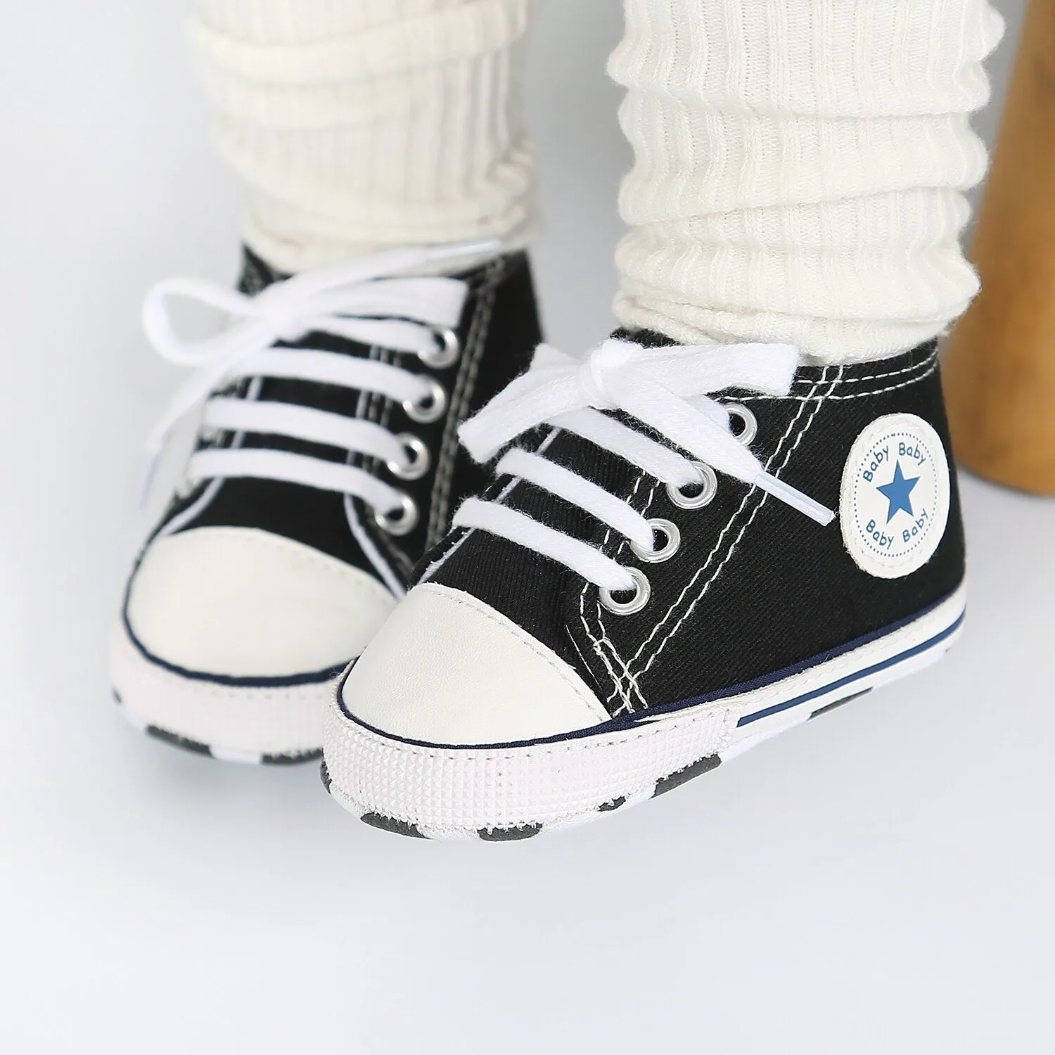 Free  Shipping Unisex Baby Canvas Soft Anti-Slip Sole Casual Shoes