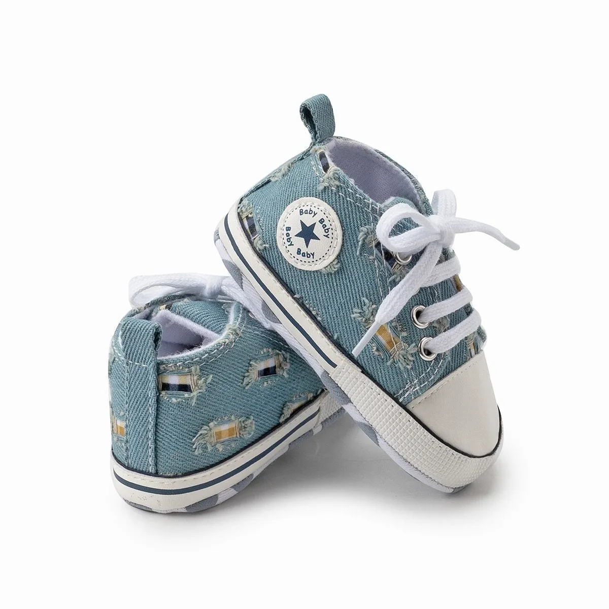 Free  Shipping Unisex Baby Canvas Soft Anti-Slip Sole Casual Shoes