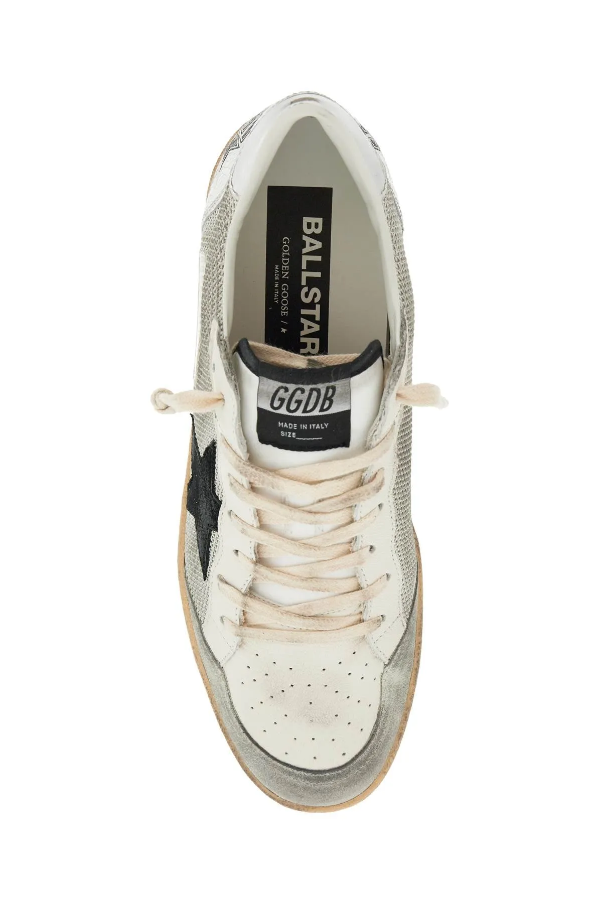 Golden Goose Leather And Canvas Sneakers