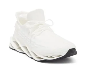 Ike Behar Sean Round Toe Sneakers, White