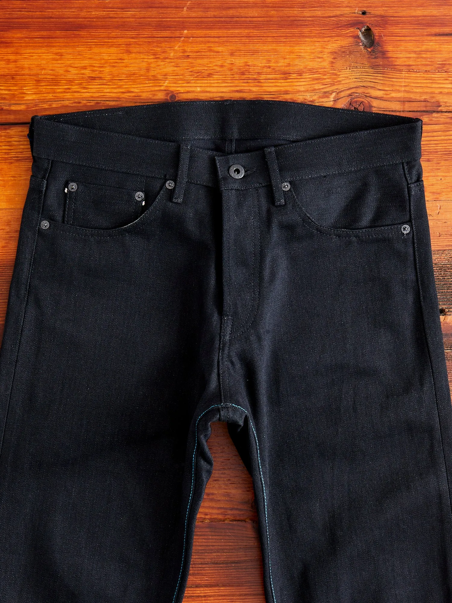 JBO-670 16oz Black Selvedge Denim - High Tapered