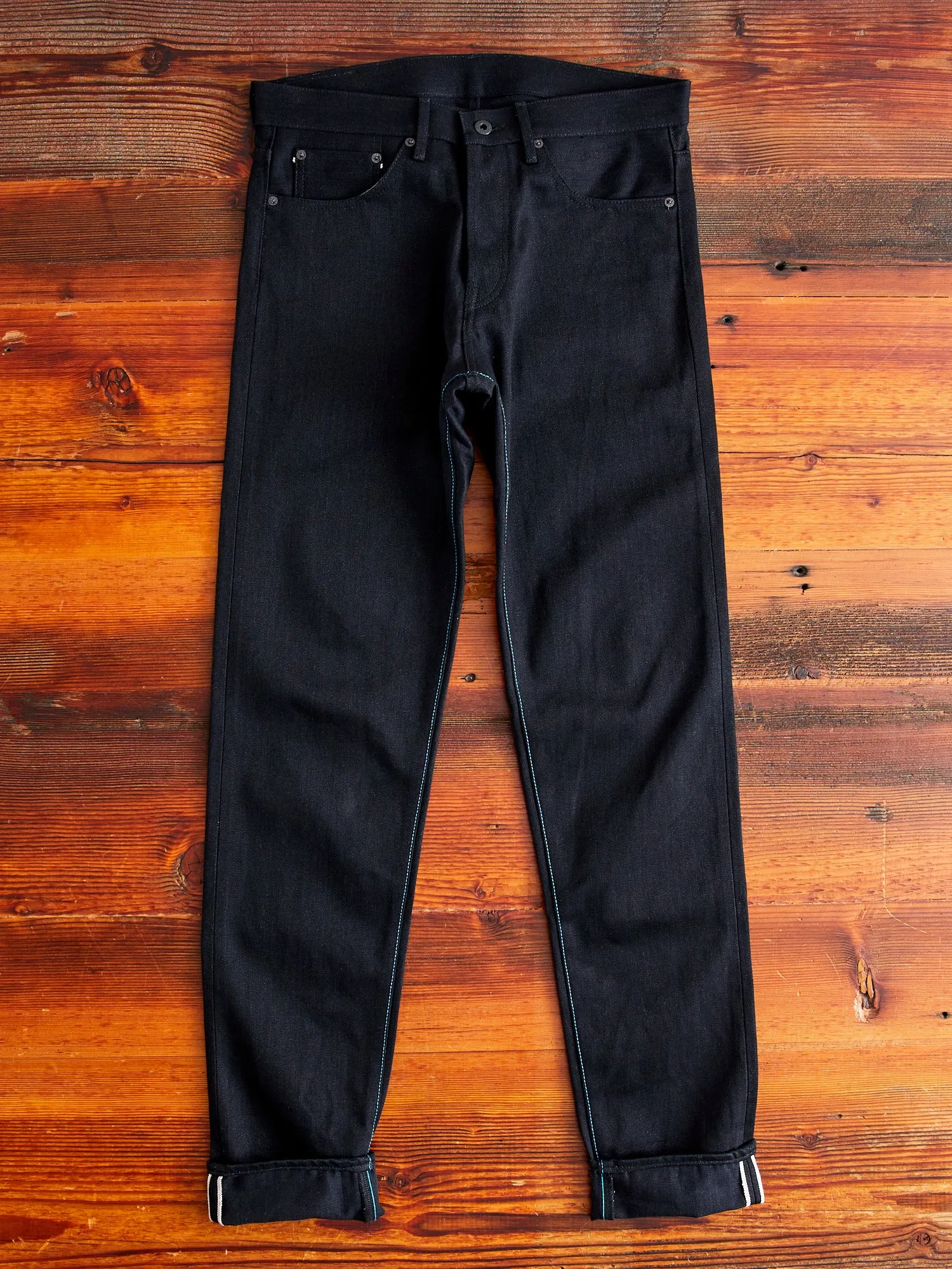 JBO-670 16oz Black Selvedge Denim - High Tapered