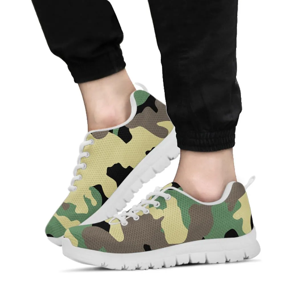 Knit Sneakers_Military Green_Camo