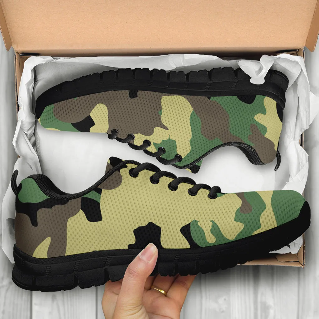 Knit Sneakers_Military Green_Camo