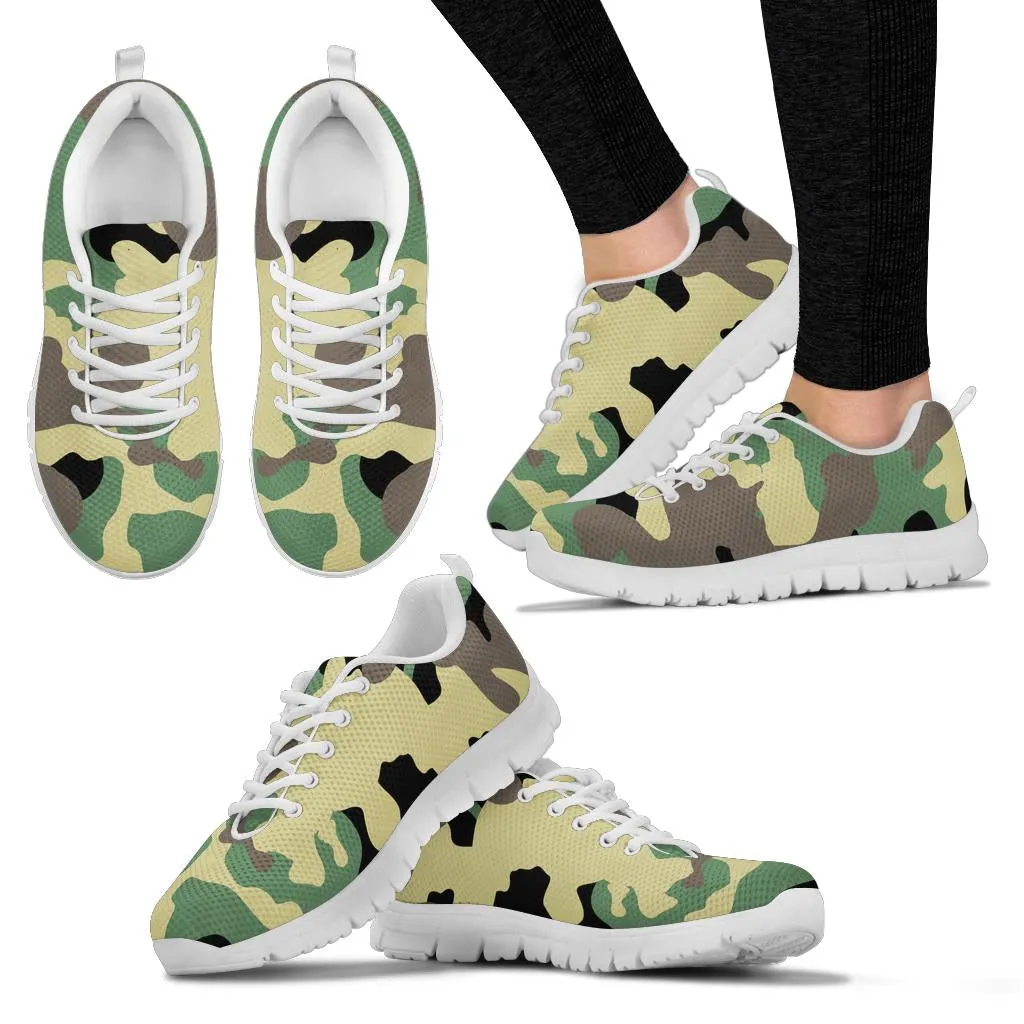 Knit Sneakers_Military Green_Camo