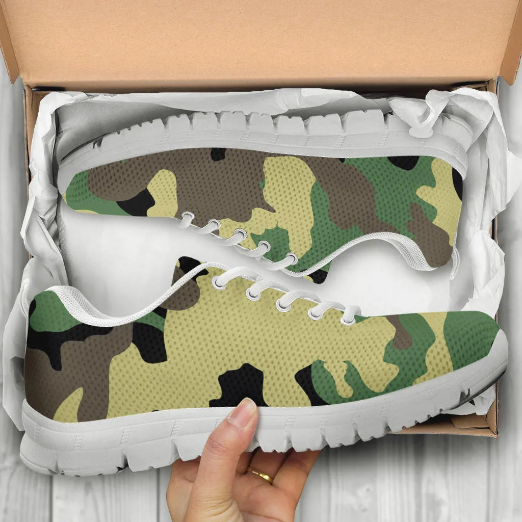 Knit Sneakers_Military Green_Camo