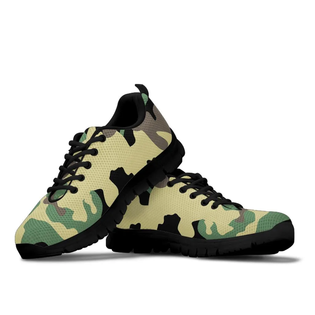 Knit Sneakers_Military Green_Camo