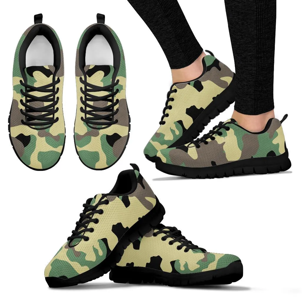 Knit Sneakers_Military Green_Camo