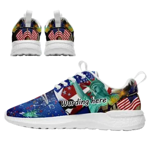 Meaningful gifts for clients, Business Gifts For Clients Personalized Sneaker BLD shoes, Casual shoes for Independence Day July 4th, BLD1-C0601