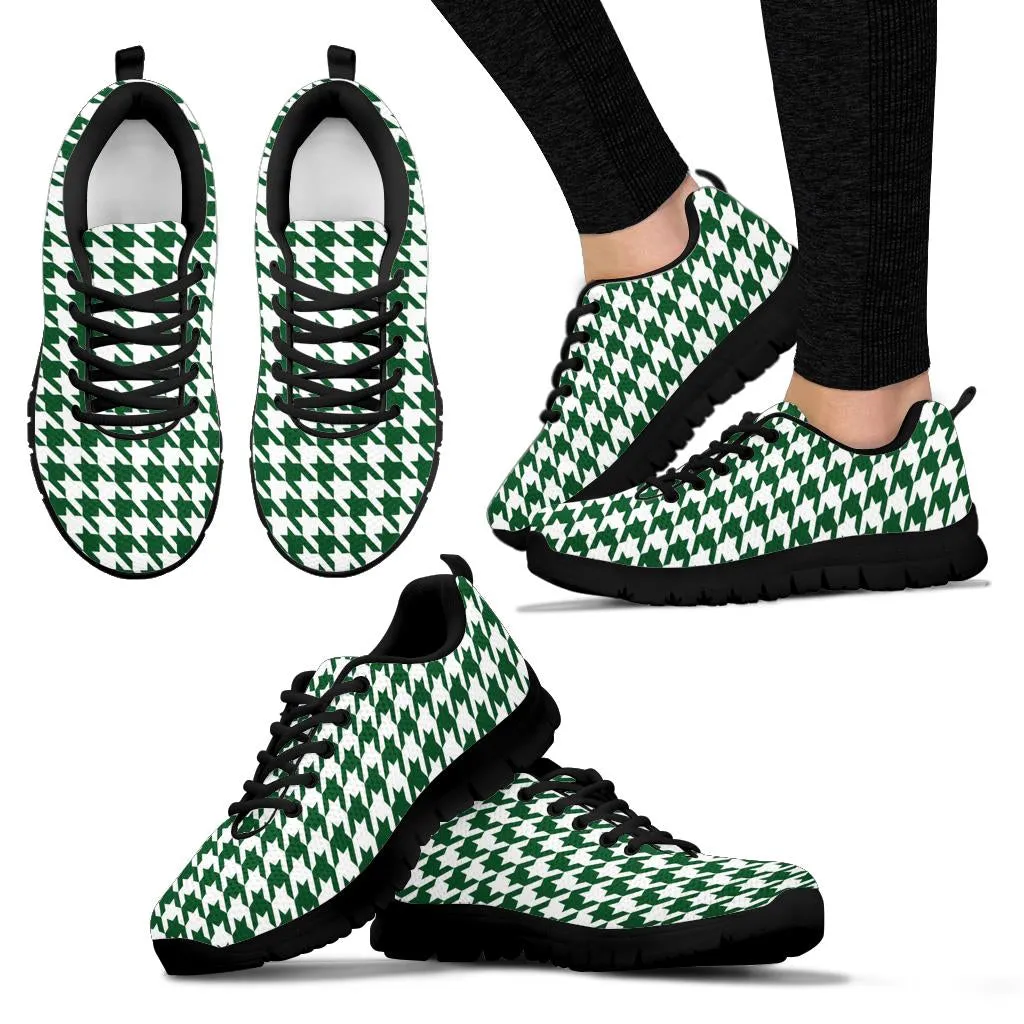 Mesh Sneaker_Dark Green on White_HT Pattern