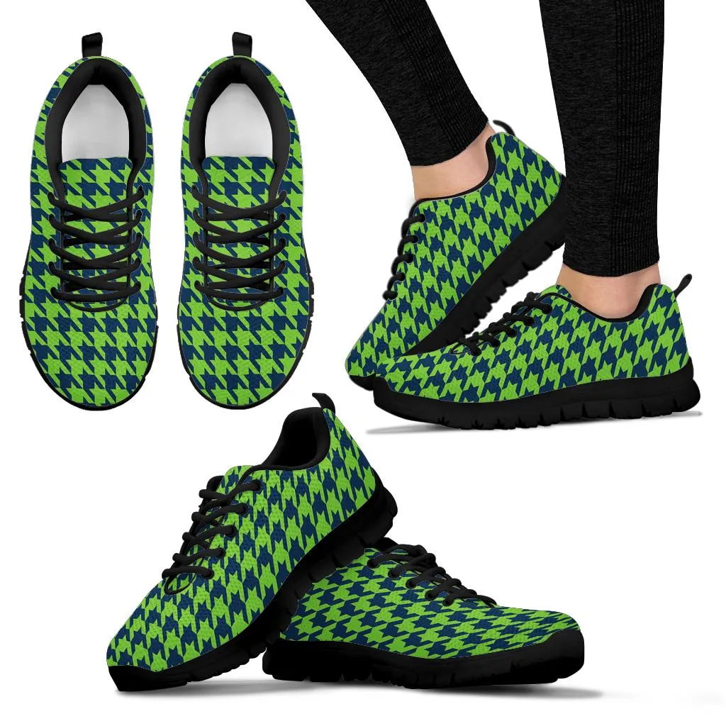 Mesh Sneaker_Navy on Green-A_S HT Pattern