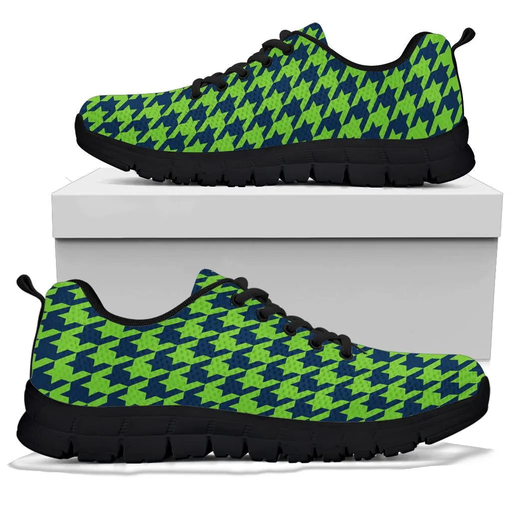 Mesh Sneaker_Navy on Green-A_S HT Pattern