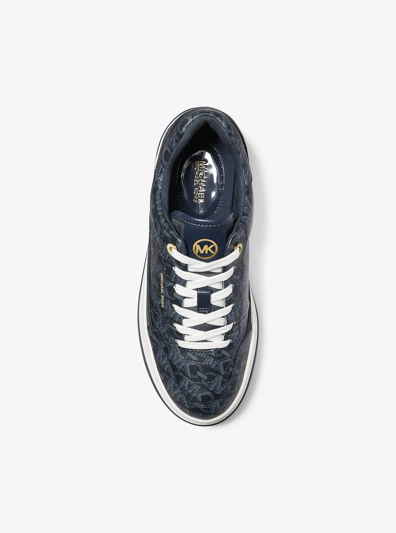 MICHAEL Michael Kors Hayes Empire Signature Logo platform sneakers, blue