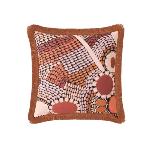 Miimi & Jiinda Collab Fringed Cushion Cover- Large